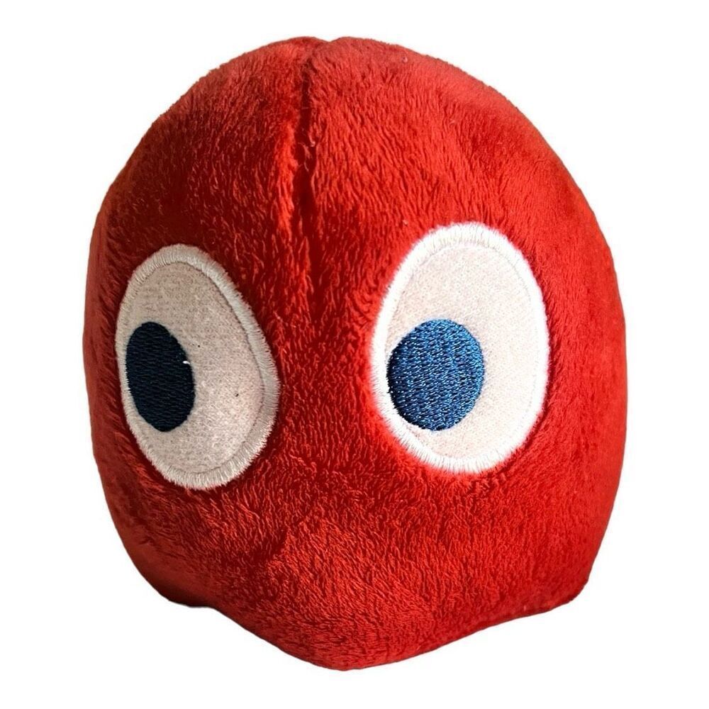 Ms Pacman Atari Nintendo NES Blinky Red Ghost 5” Plush Toy Stuffed Animal
